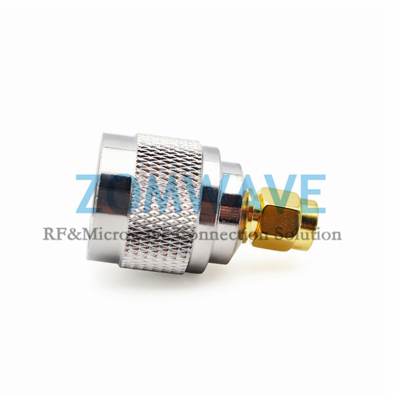 N Type Male to RP-SMA Male Adapter, 6GHz