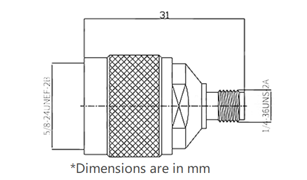 n male adapter, type n adapter, caoxial rf adapter