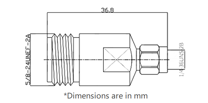 type n adapter, n male adapter, n female adapter