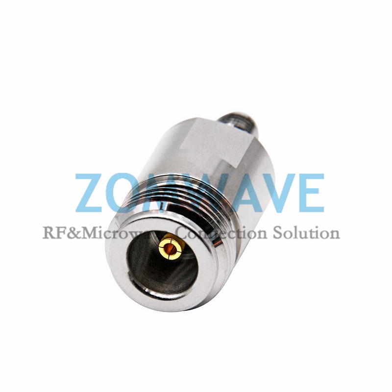 N Type Female to RP-SMA Female Adapter, 18GHz