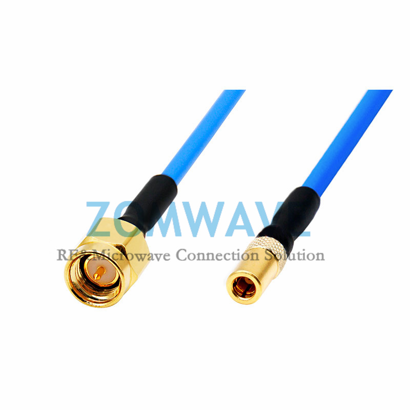 SMA Male to SSMB Female, Flexible .086''_SS405 Cable, 3GHz