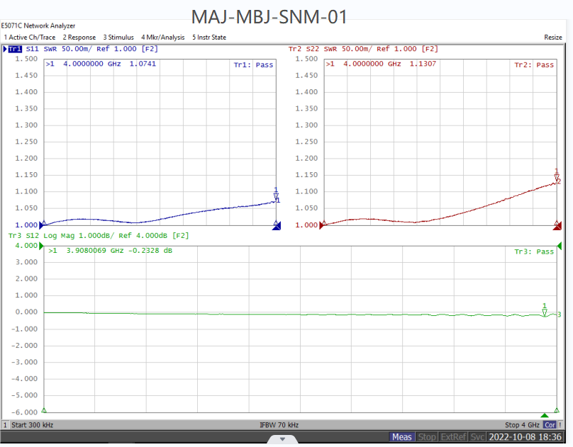 SMA Female to SMB Male Adapter, 4GHz