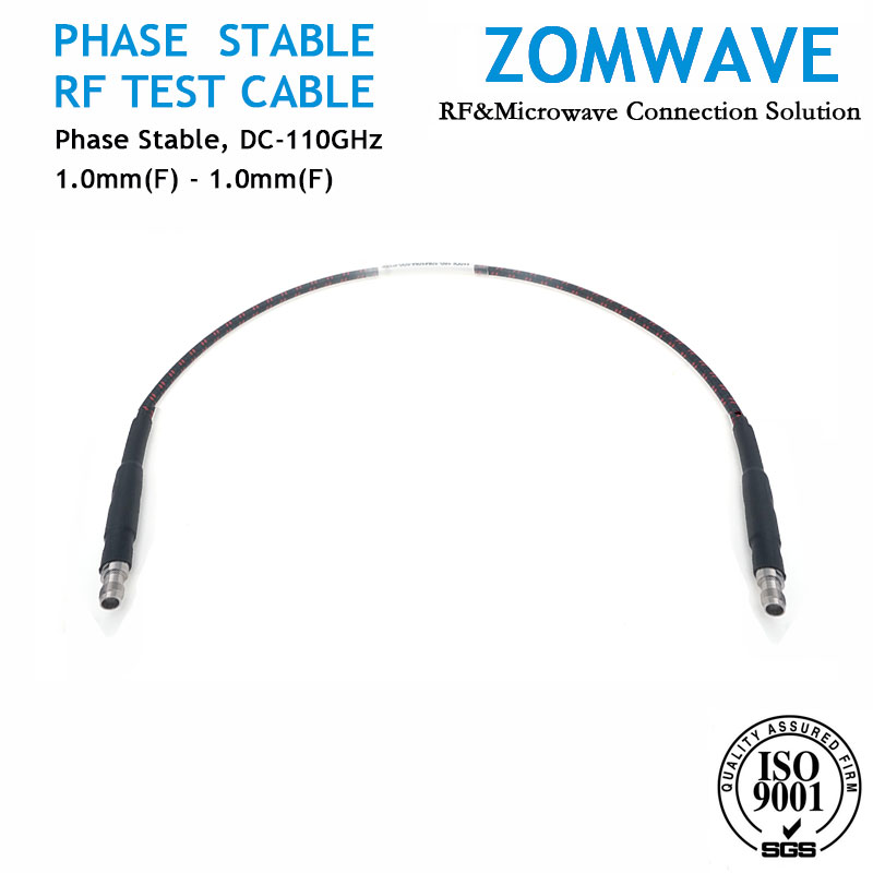 phase stable cable, rf test cable, phase stable rf cable, 1.0mm cable