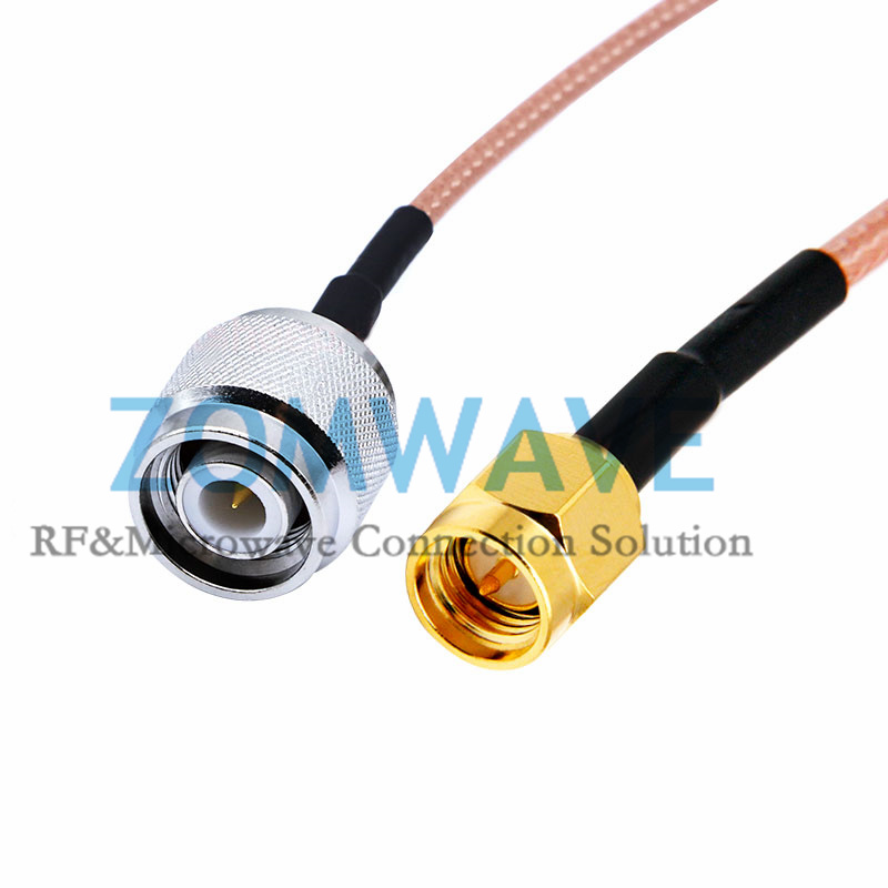 SMA Male to TNC Male, RG316 Cable, 6GHz