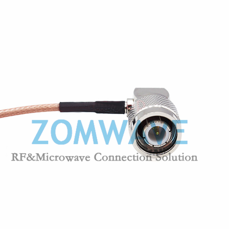 SMA Male Right Angle to TNC Male Right Angle, RG316 Cable, 6GHz