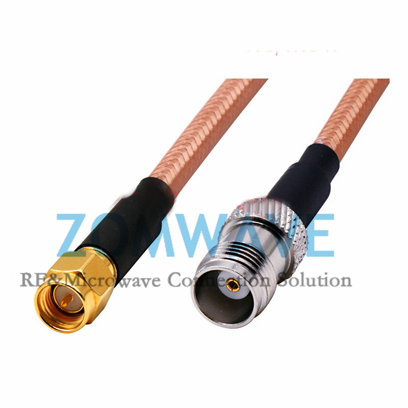 SMA Male to TNC Female, RG142 Cable, 6GHz