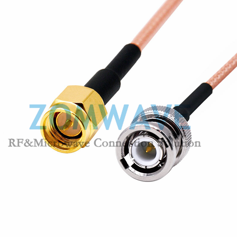 SMA Male to BNC Male, RG316 Cable, 6GHz