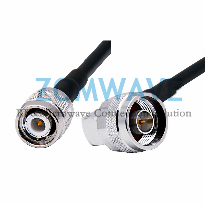 N Type Male Right Angle to TNC Male, RG223 Cable, 6GHz