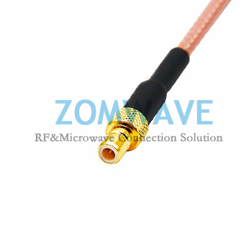 N Type Female 4 hole Flange to SMB Male, RG316 Cable, 4GHz