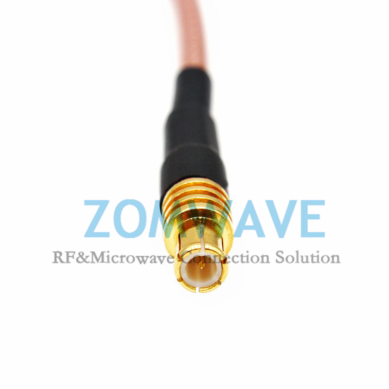 N Type Male Right Angle to MCX Male, RG316 Cable, 6GHz