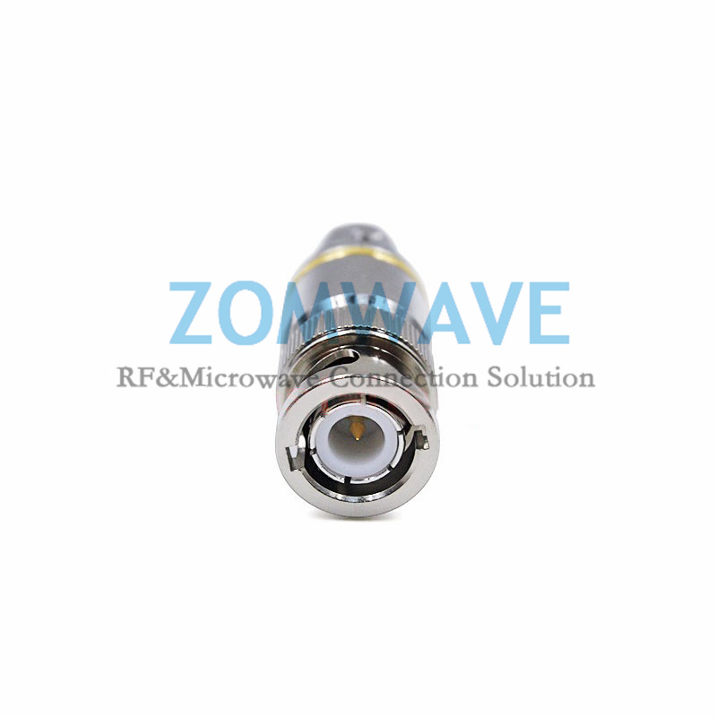 BNC Triax Female to BNC Male Adapter, 500MHz