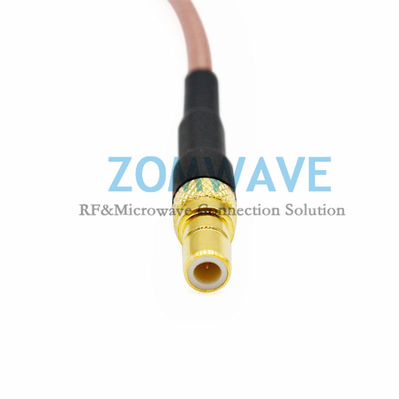 SMB Jack to MMCX Male Right Angle, RG316 Cable, 4GHz