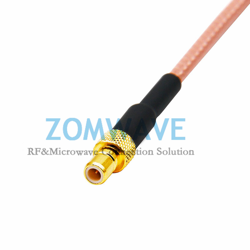 SMC Plug Right Angle to SMB Jack, RG316 Cable, 4GHz