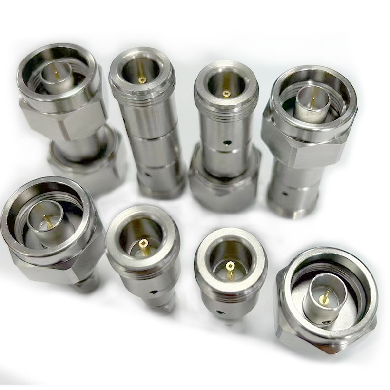 75 Ohm N Male to 50 Ohm SMA Female Stainless Steel Adapter, 6GHz