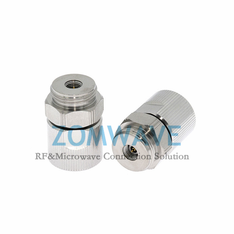 NMD2.4mm Female to NMD2.92mm Male Stainless Steel Adapter, 40GHz