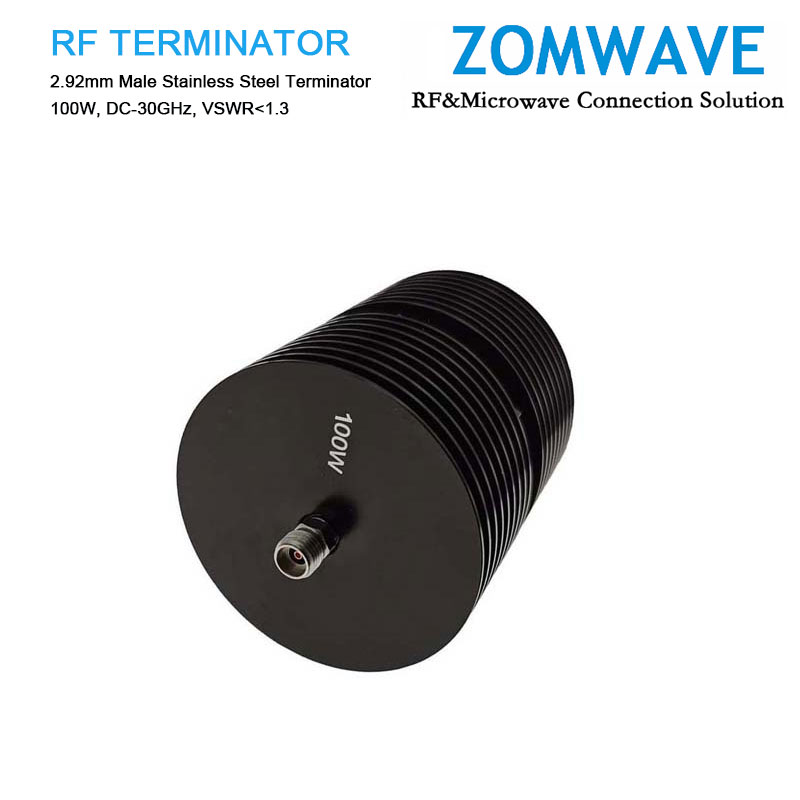 2.92mm Female Stainless Steel Terminator, 100W, 30GHz