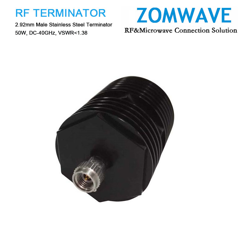2.92mm Male Stainless Steel Terminator, 50W, 40GHz