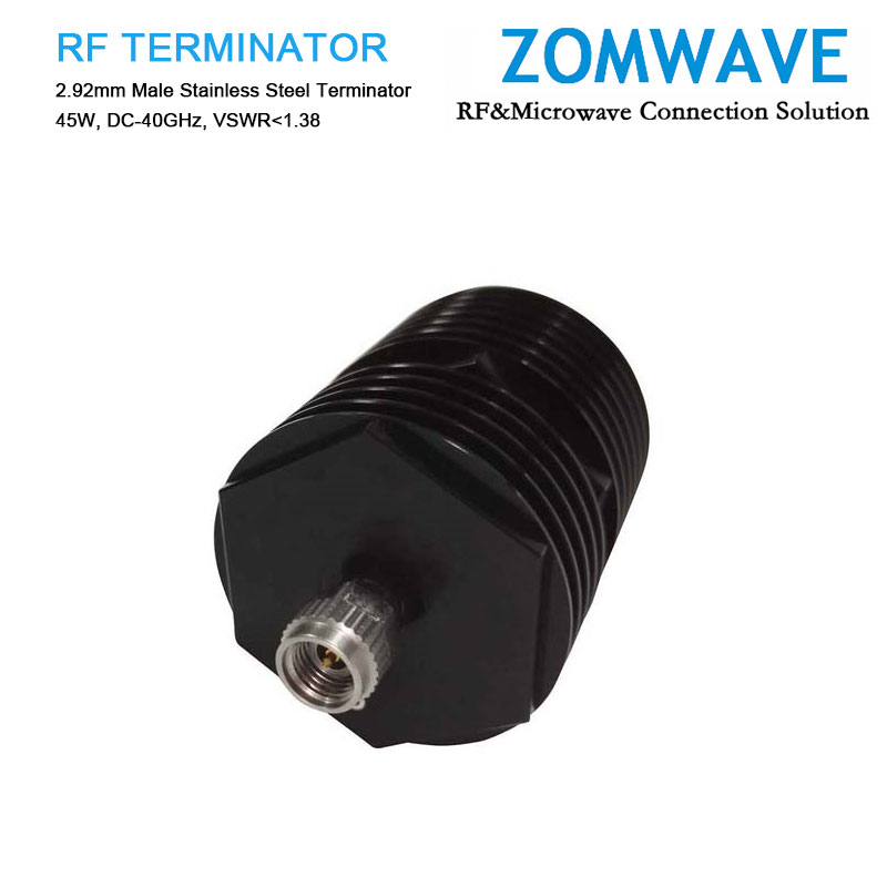 2.92mm Male Stainless Steel Terminator, 45W, 40GHz