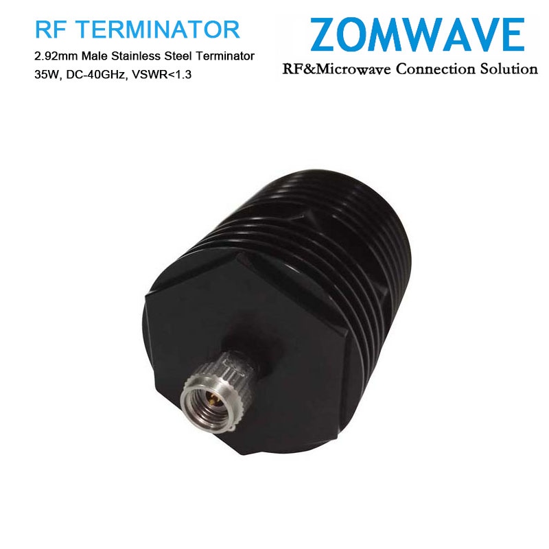 2.92mm Male Stainless Steel Terminator, 35W, 40GHz