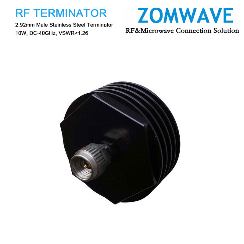 2.92mm Male Stainless Steel Terminator, 10W, 40GHz