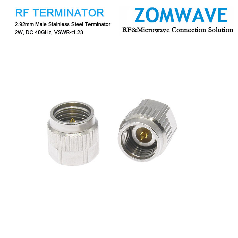 2.92mm Male Stainless Steel Terminator, 2W, 40GHz