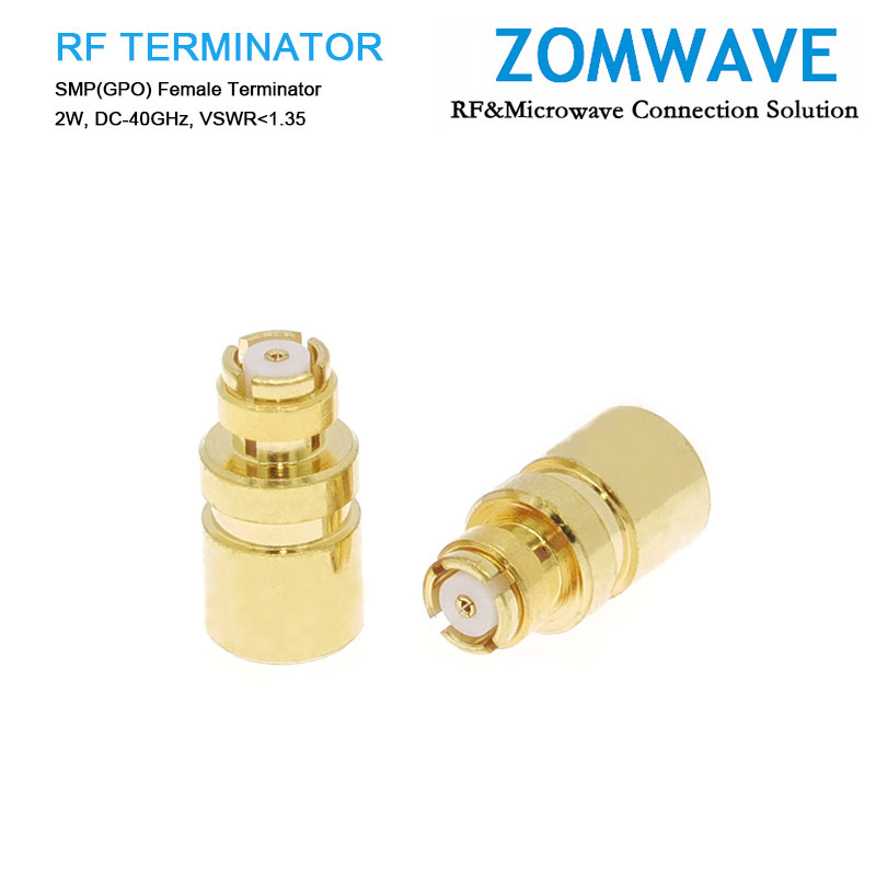 SMP(GPO) Female Terminator, 2W, 40GHz