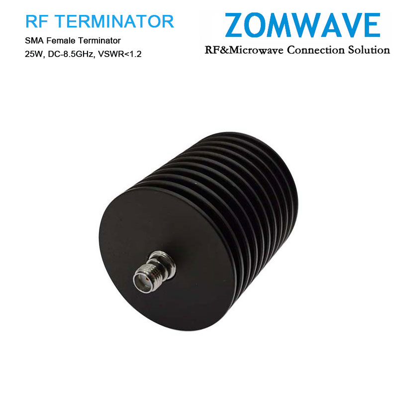 SMA Female Terminator, 25W, 8.5GHz