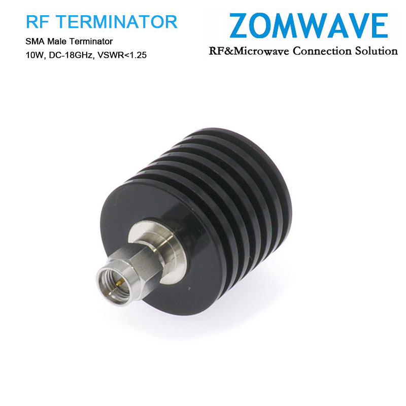 SMA Male Terminator, 10W, 18GHz