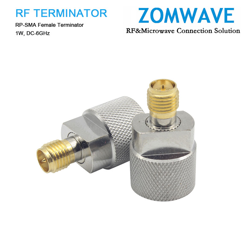 RP-SMA Female Terminator, 1W, 6GHz