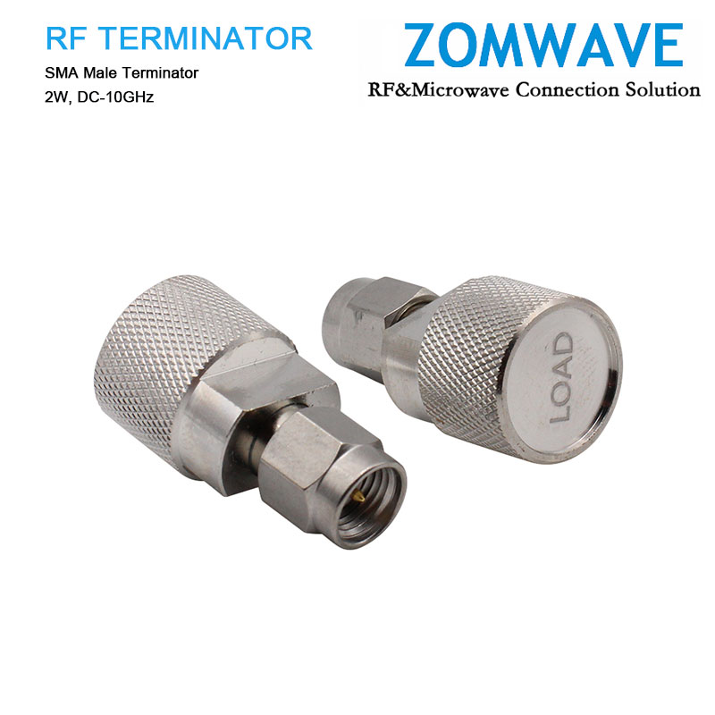 SMA Male Terminator, 2W, 10GHz