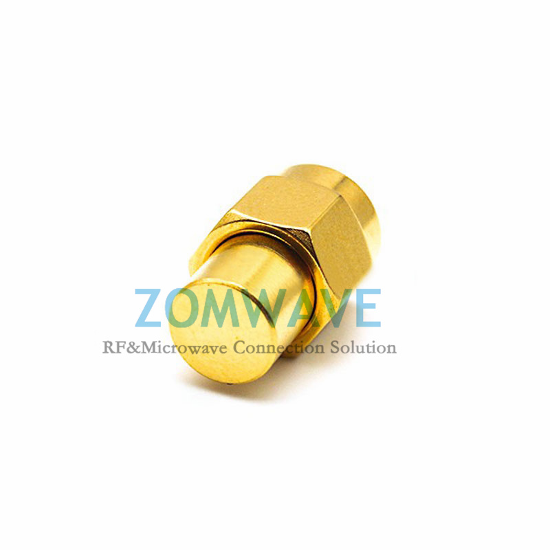 SMA Male Brass Terminator, 1W, 6GHz