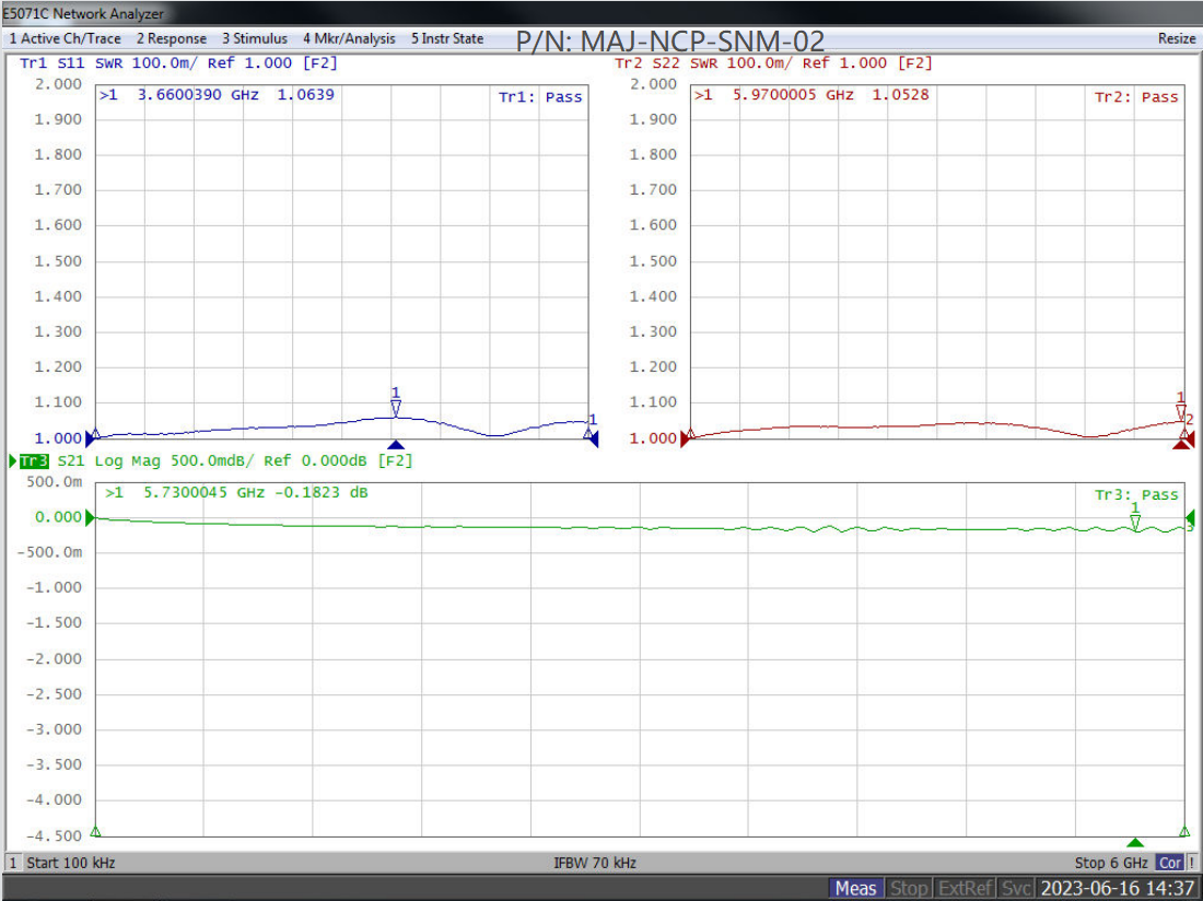 SMA Female to N Type Male Adapter, 6GHz