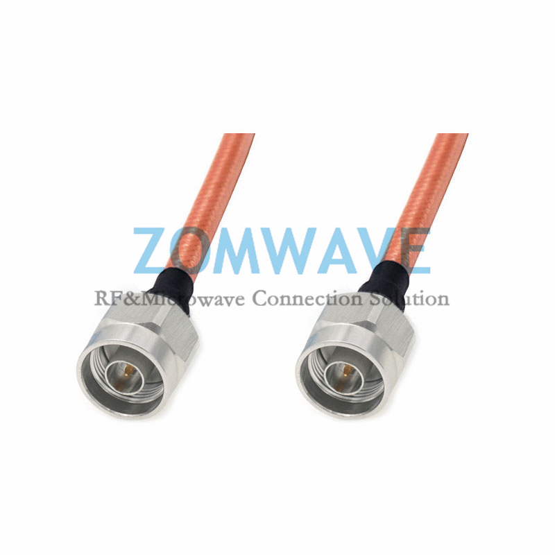 N Type Male to N Type Male, RG142 Double Shielded Cable, 6GHz