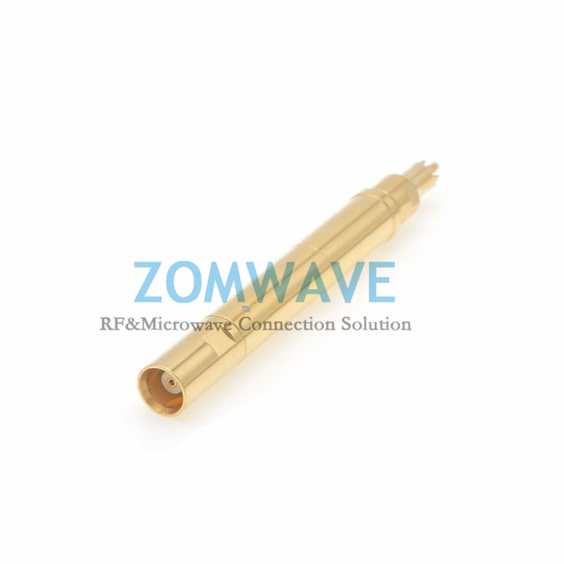 PCB Coaxial Probe, MCX Female to Coaxial Circular Pads, Gournd OD 2.6mm, 6GHz