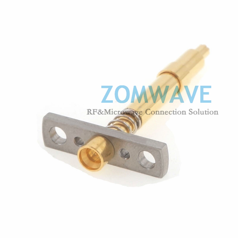 PCB Coaxial Probe, SMPM Male to Coaxial Circular Pads, Gournd OD 1.8mm, 6GHz