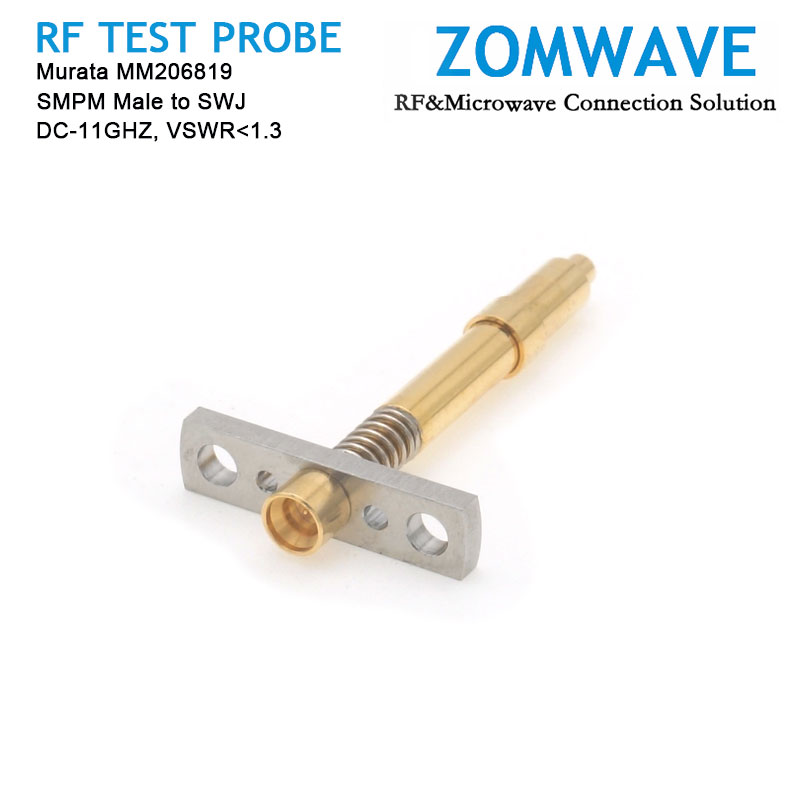 Murata MM206819, SMPM Male to SWJ RF Test Probe, 11GHz