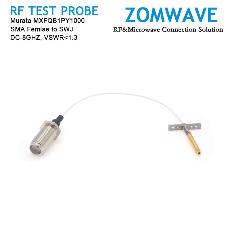 Murata MXFQB1PY1000, SMA Femlae to SWJ RF Test Probe, 8GHz