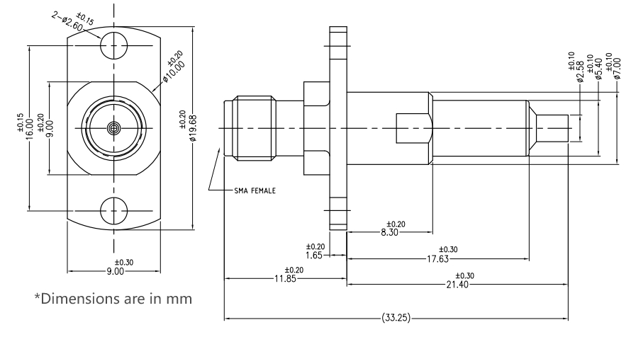 Murata MM126310, SMA Female to SWG RF Test Probe, 6GHz