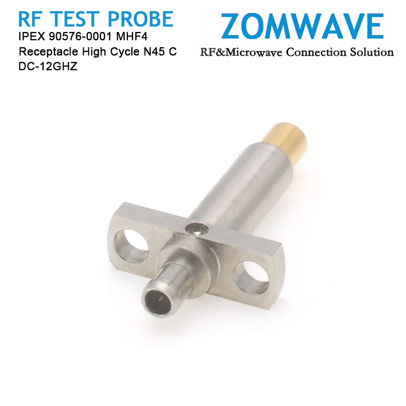 IPEX 90576-0001 MHF4 Receptacle High Cycle N45 C RF Test Probe, 12GHz