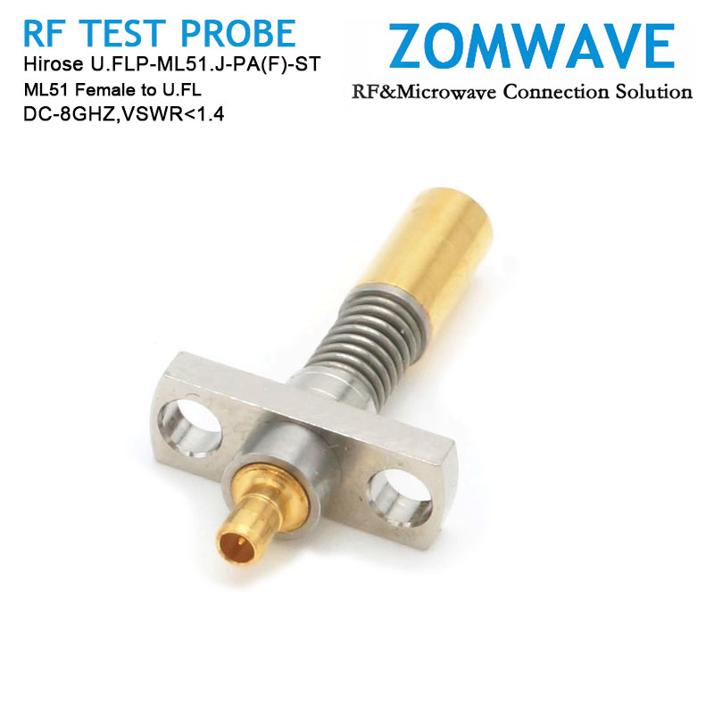 Hirose U.FLP-ML51.J-PA(F)-ST, ML51 Female to U.FL RF Test Probe, 8GHz