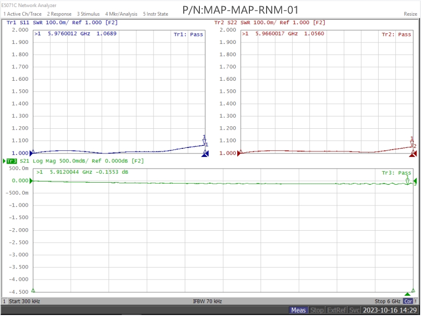 SMA Male to SMA Male Right Angle Adapter, 6GHz