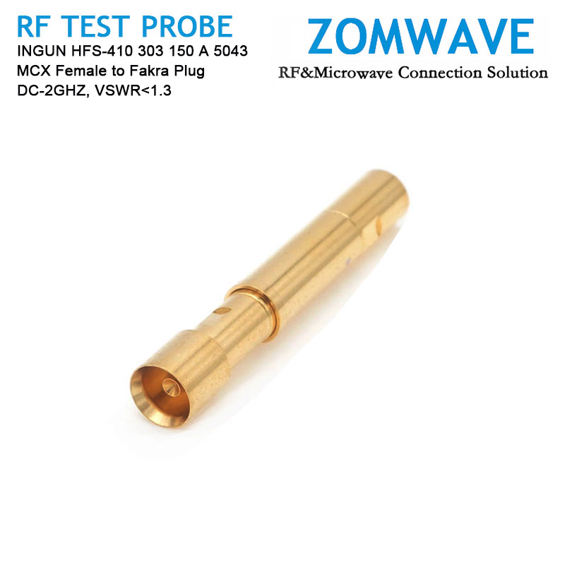 INGUN HFS-410 303 150 A 5043, MCX Female to Fakra Plug RF Test Probe, 2GHz