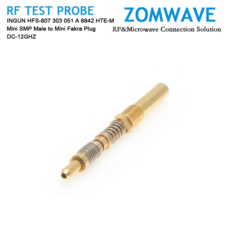 mini smp probe, mini smp adapter, smpm adapter, rf test probe
