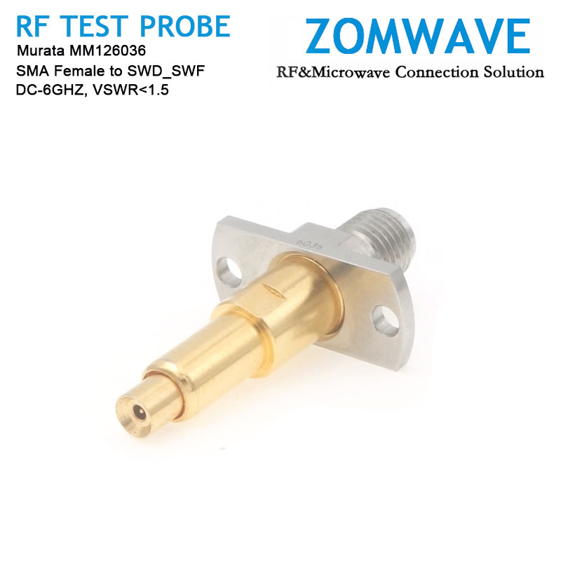 Murata MM126036, SMA Female to SWD_SWF RF Test Probe, 6GHz