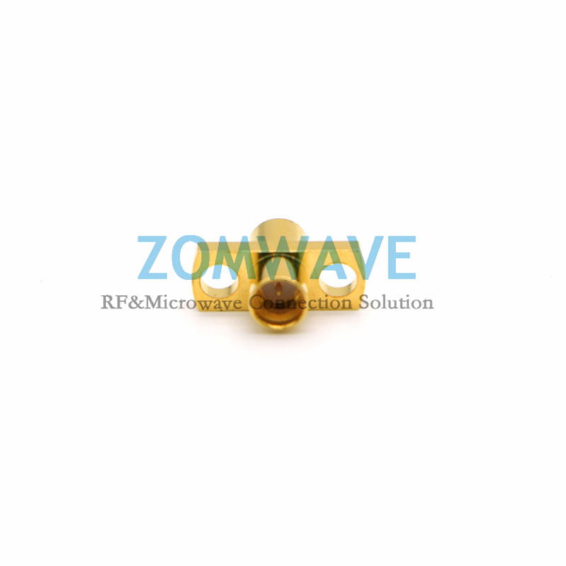 SMP Full Detent to Limited Detent Adapter,2 Hole Flange, 18GHZ